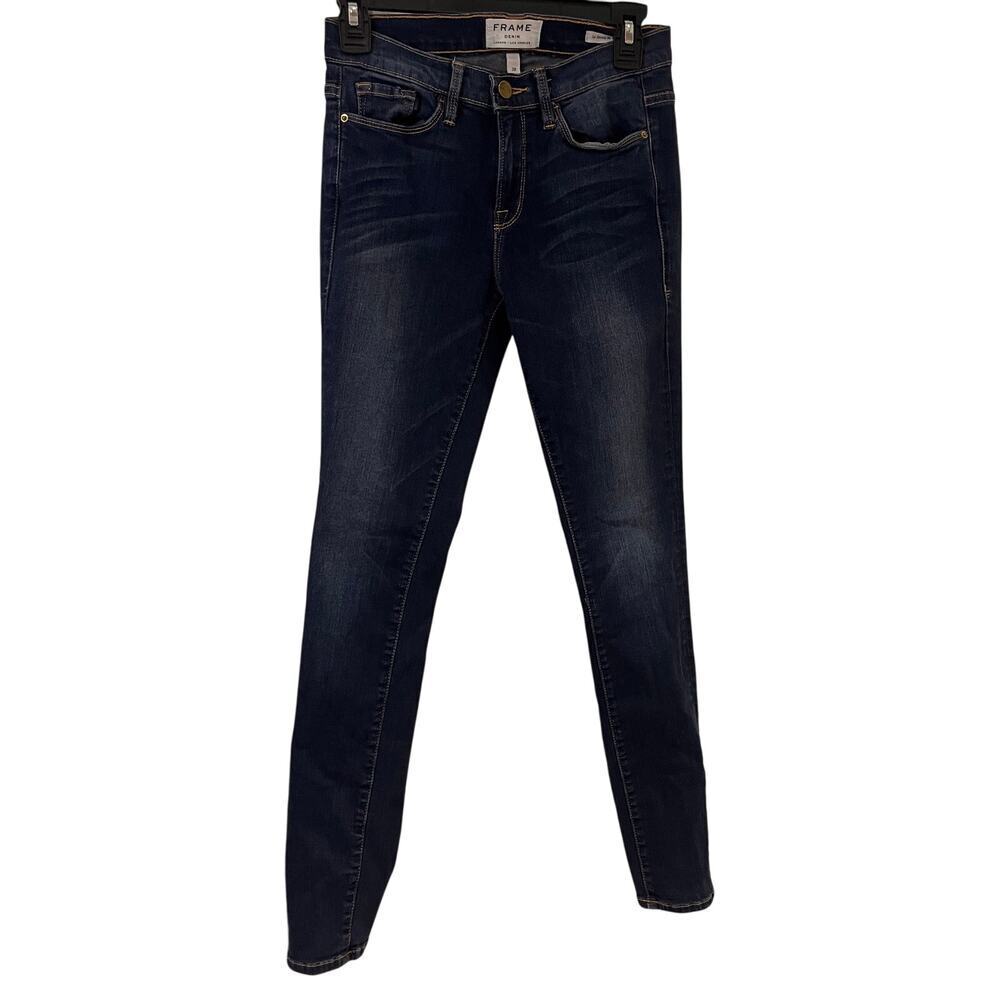 Frame Denim Blue Le Skinny De Jeanne Jeans Size 28